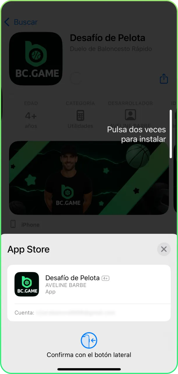Empieza la descarga de BC Game sin esperar.