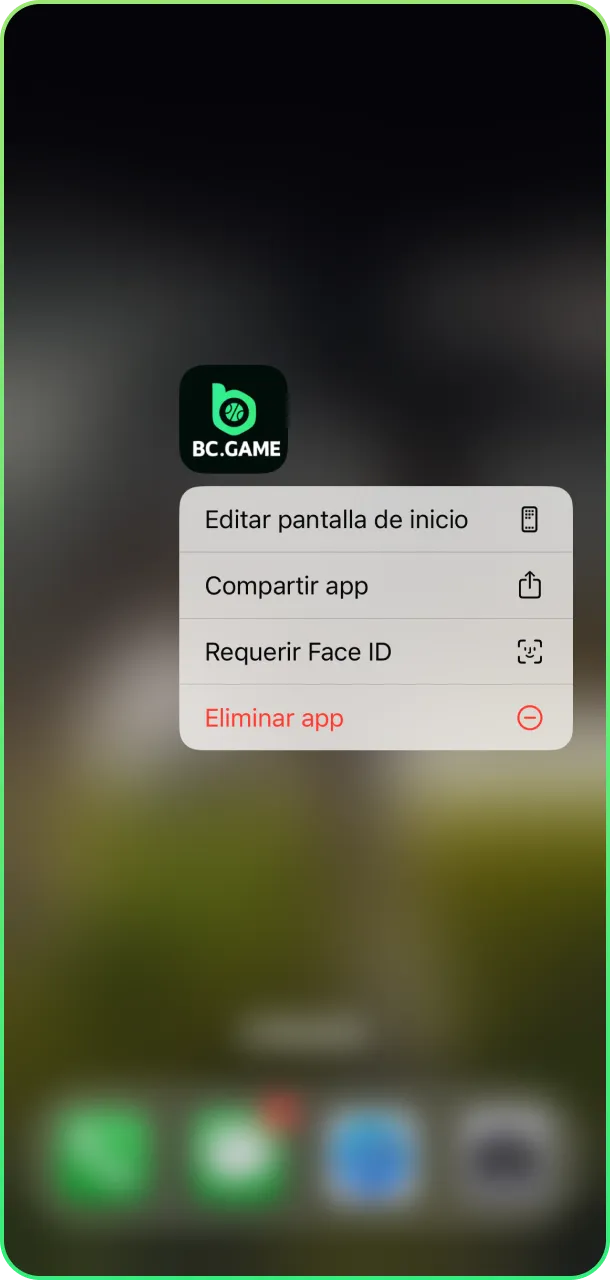 Activa la identificación facial en BC Game.
