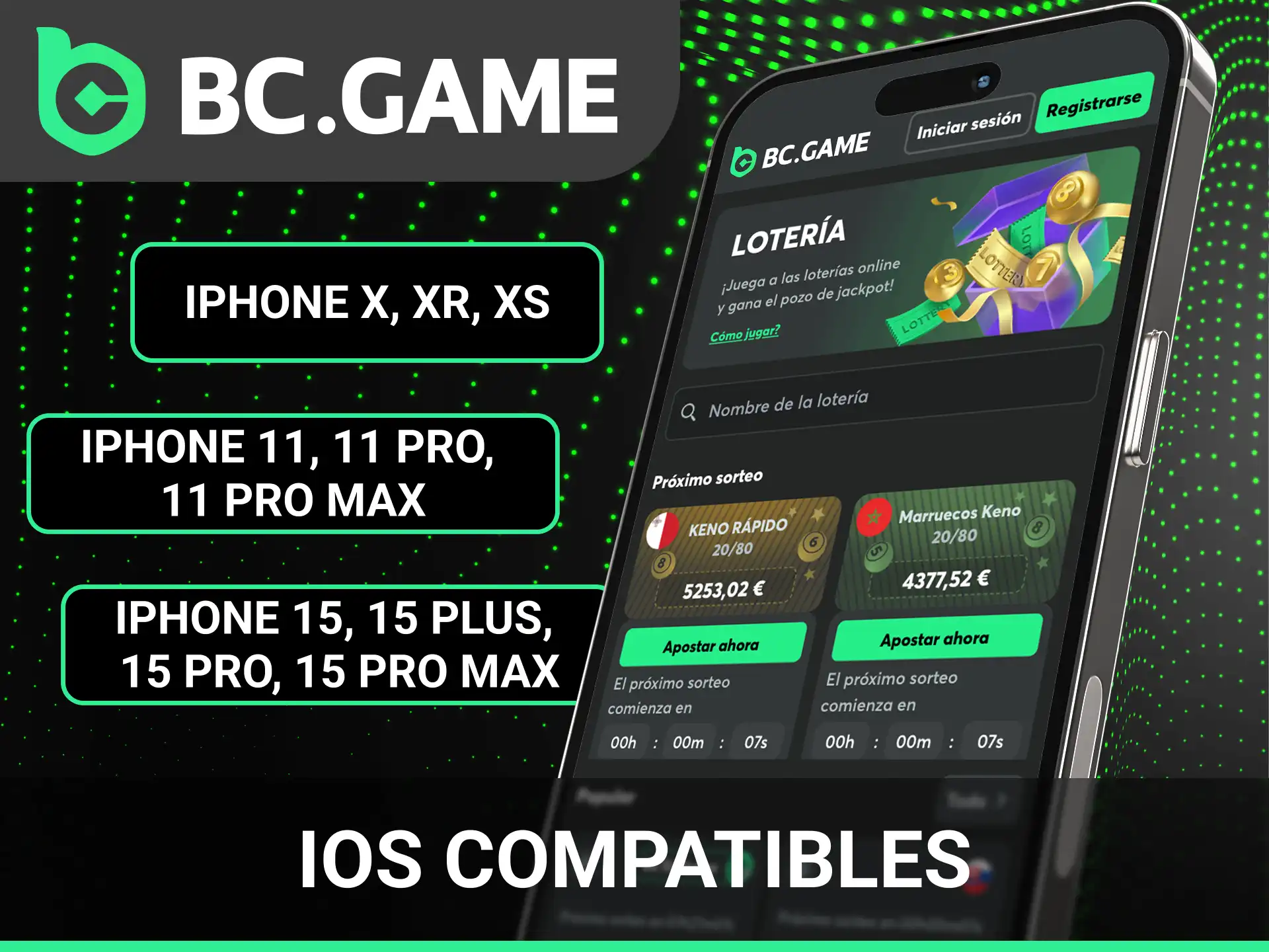 Asegura la compatibilidad de tu dispositivo Apple con la app de BC Game.