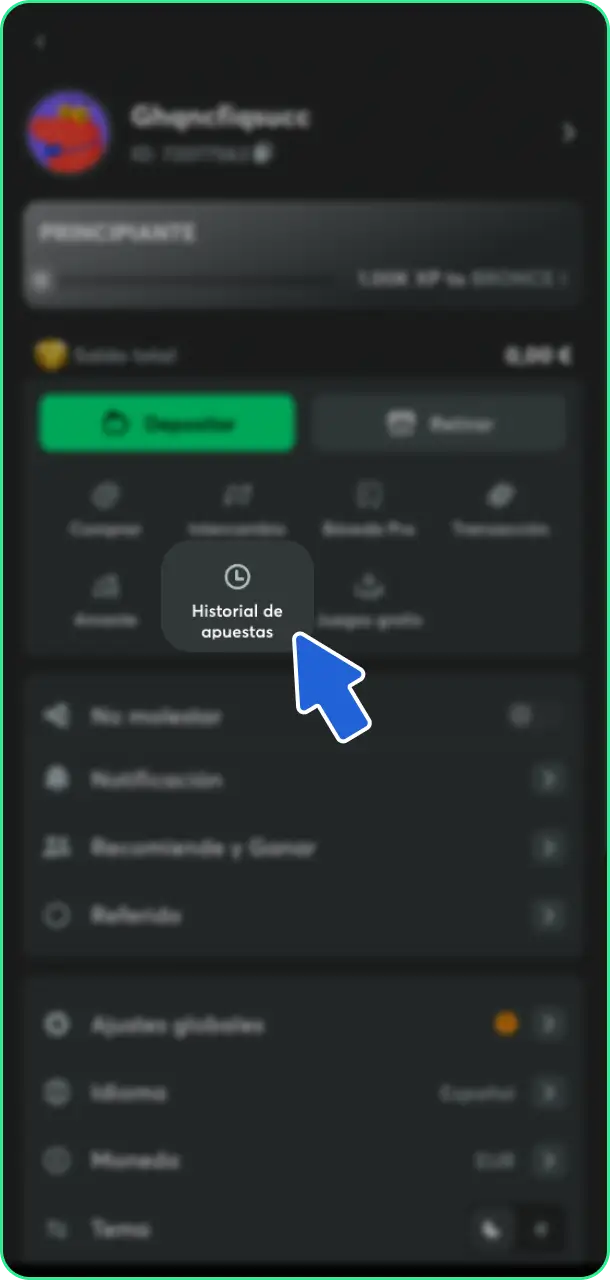 Sigue el desarrollo del partido en directo o revisa tus jugadas al apostar en la app de BC Game.