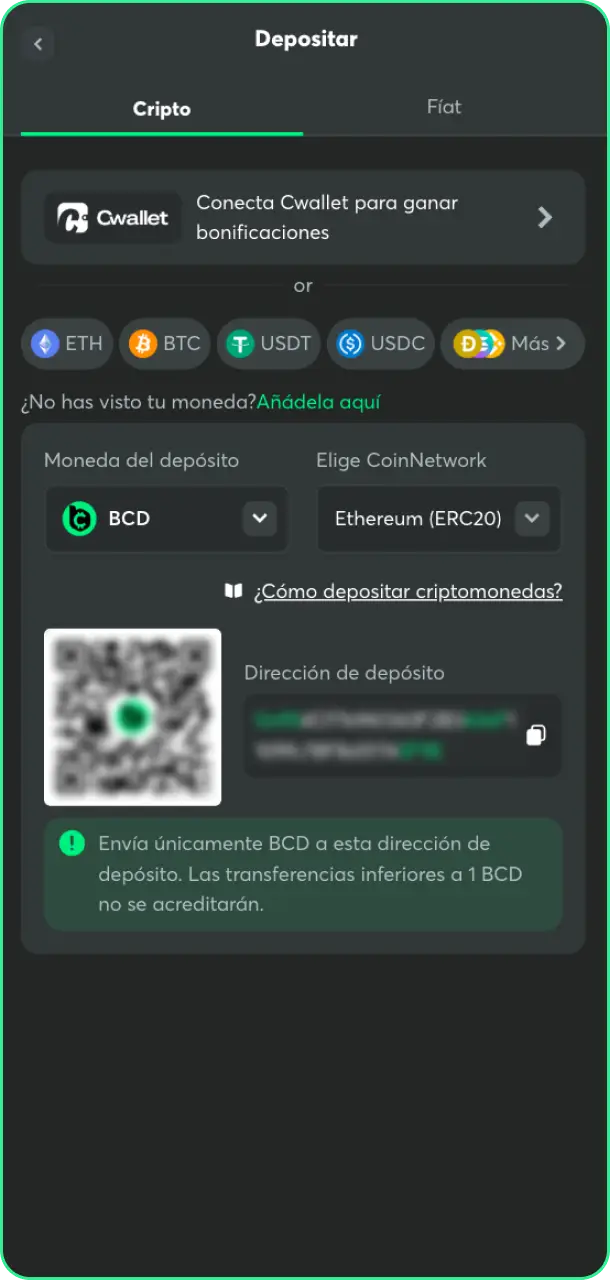 Depósita y configura moneda local para tus apuestas de eSports en BC Game.