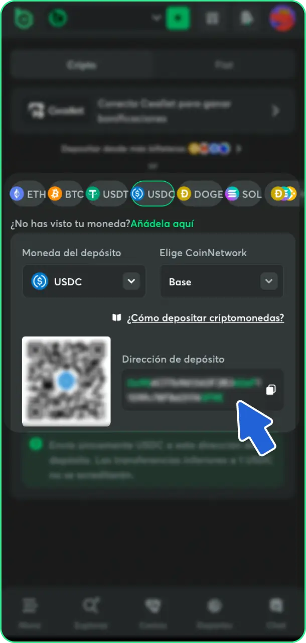 Añade fondos a tu cuenta para descubrir cómo conseguir el bono de bienvenida en BC Game.
