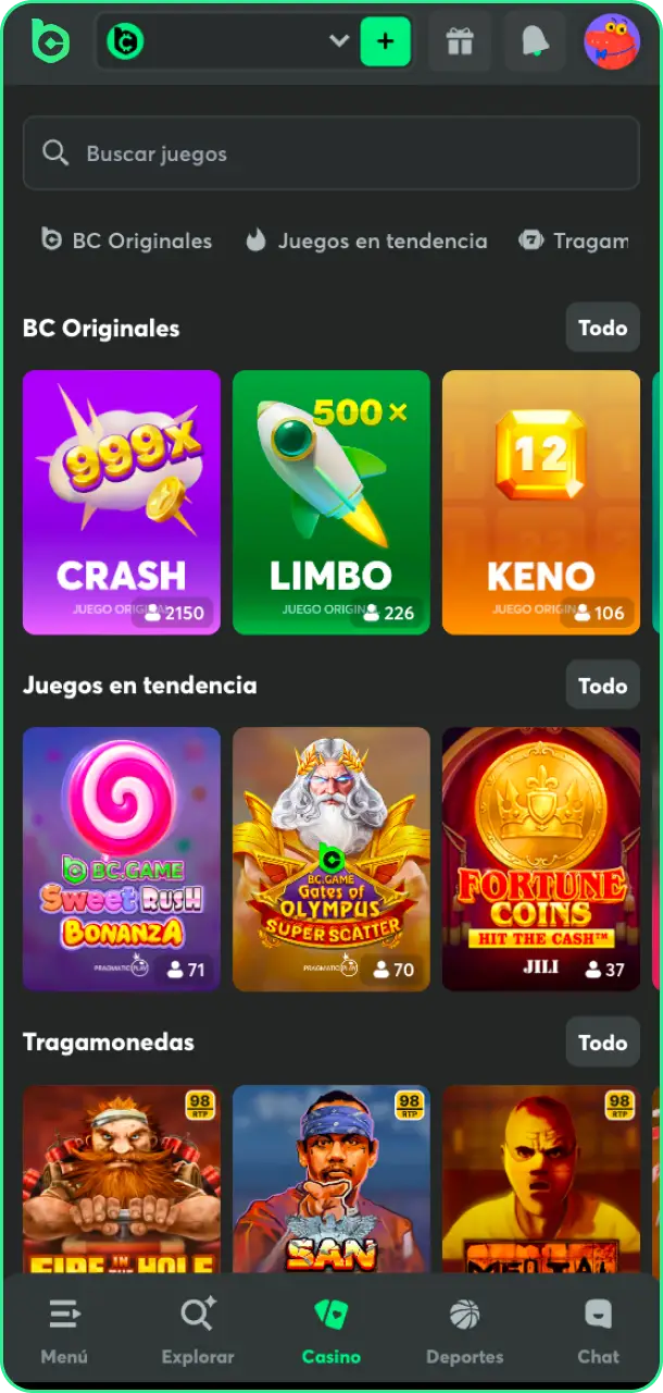 Comienza a realizar tus apuestas preferidas para entender cómo conseguir el bono de bienvenida en BC Game.