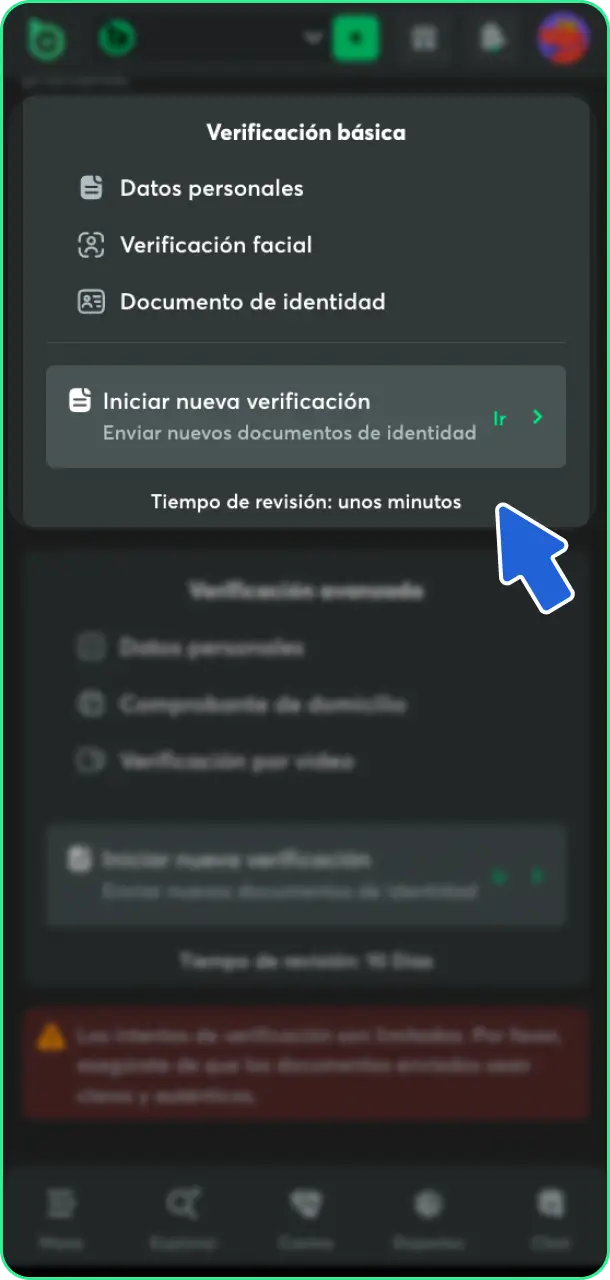 Realiza la validación de tus datos personales para aprender cómo conseguir el bono de bienvenida en BC Game.