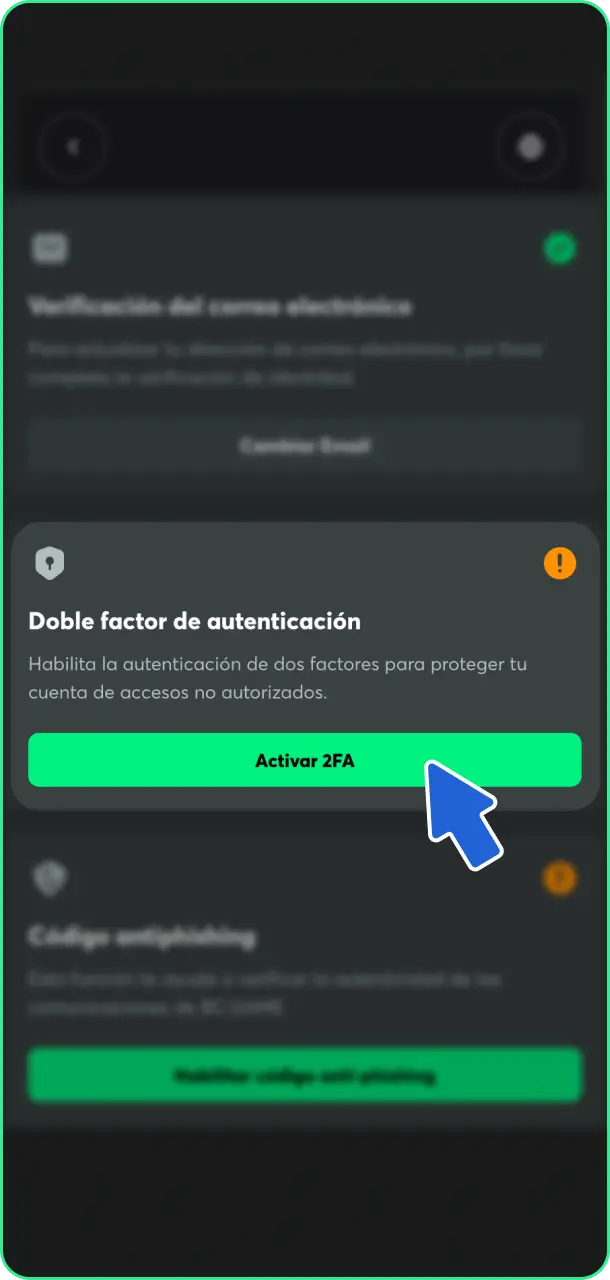 Escribe el código de seguridad requerido al iniciar sesión en tu cuenta de BC Game.