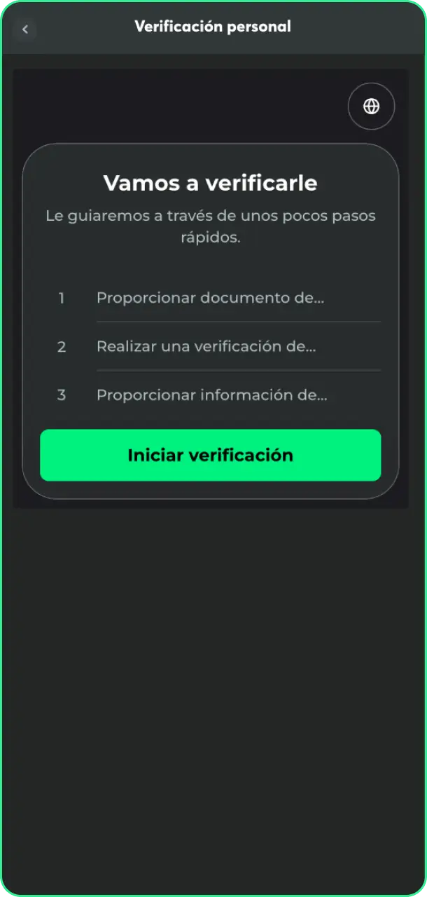 Adjunta tu comprobante de domicilio válido para continuar el proceso de verificación de cuenta de BC Game.